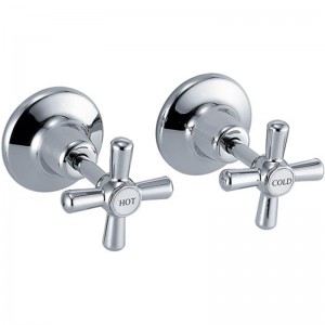 PENZ Range Full Turn Chrome Wall Top Assemblies